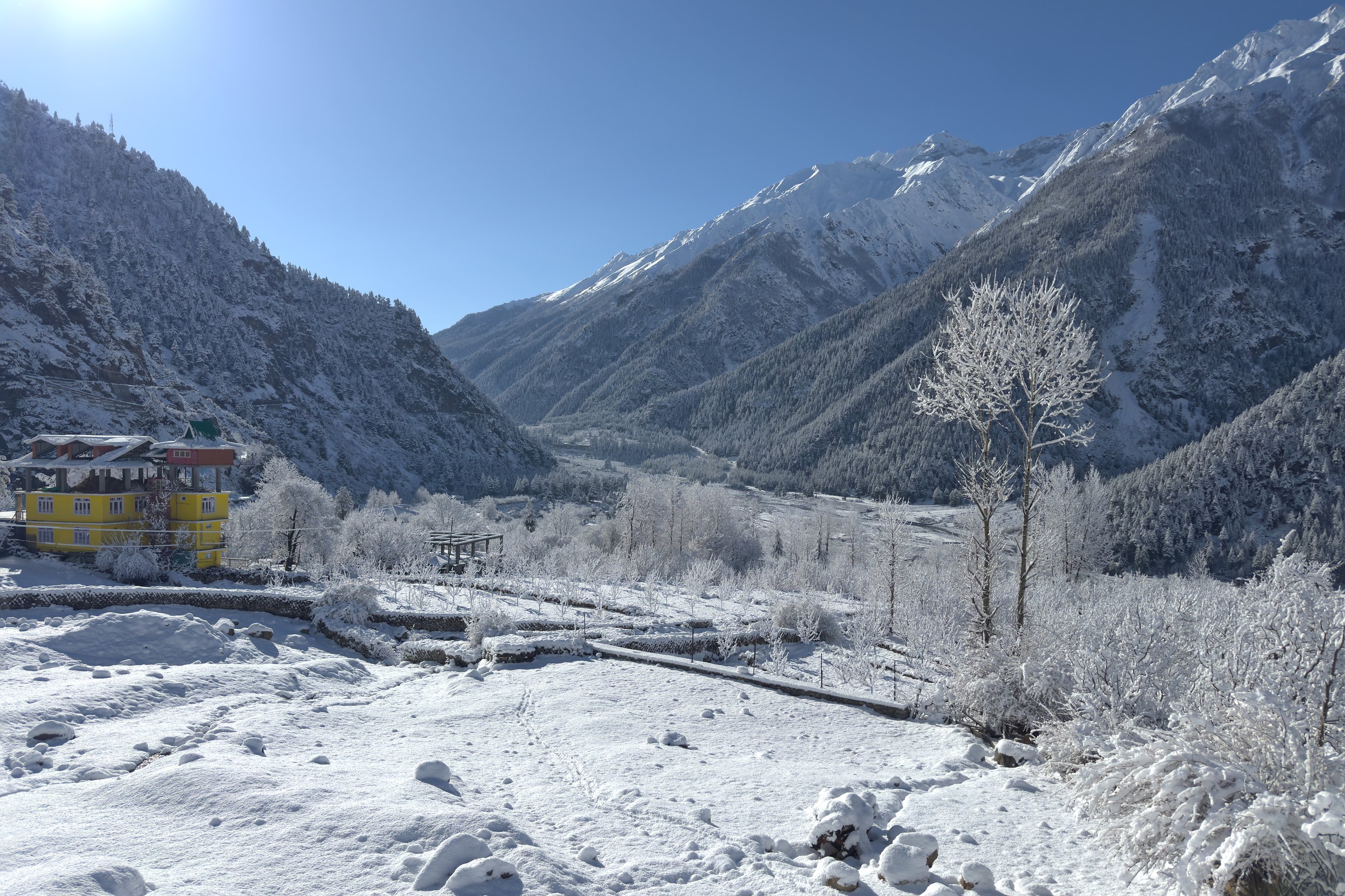 The Baspa valley at Sangla, Kinnaur district