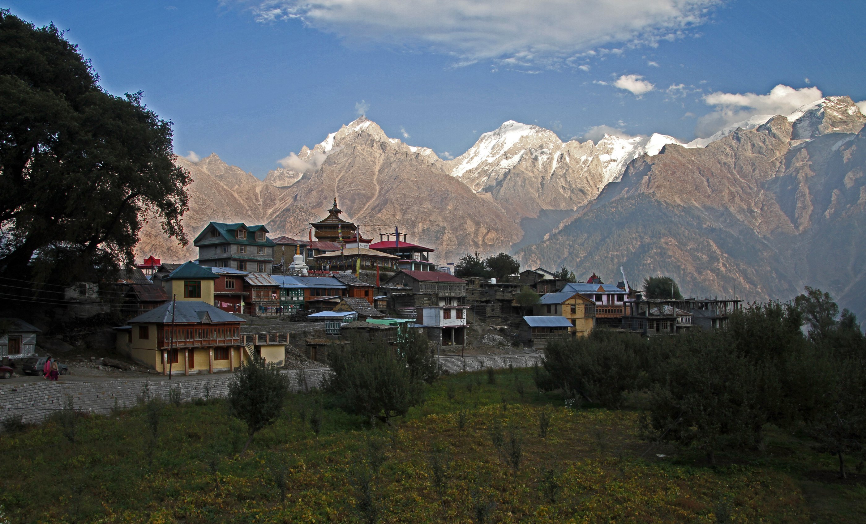 Kinnaur Kailash seen from Kalpa