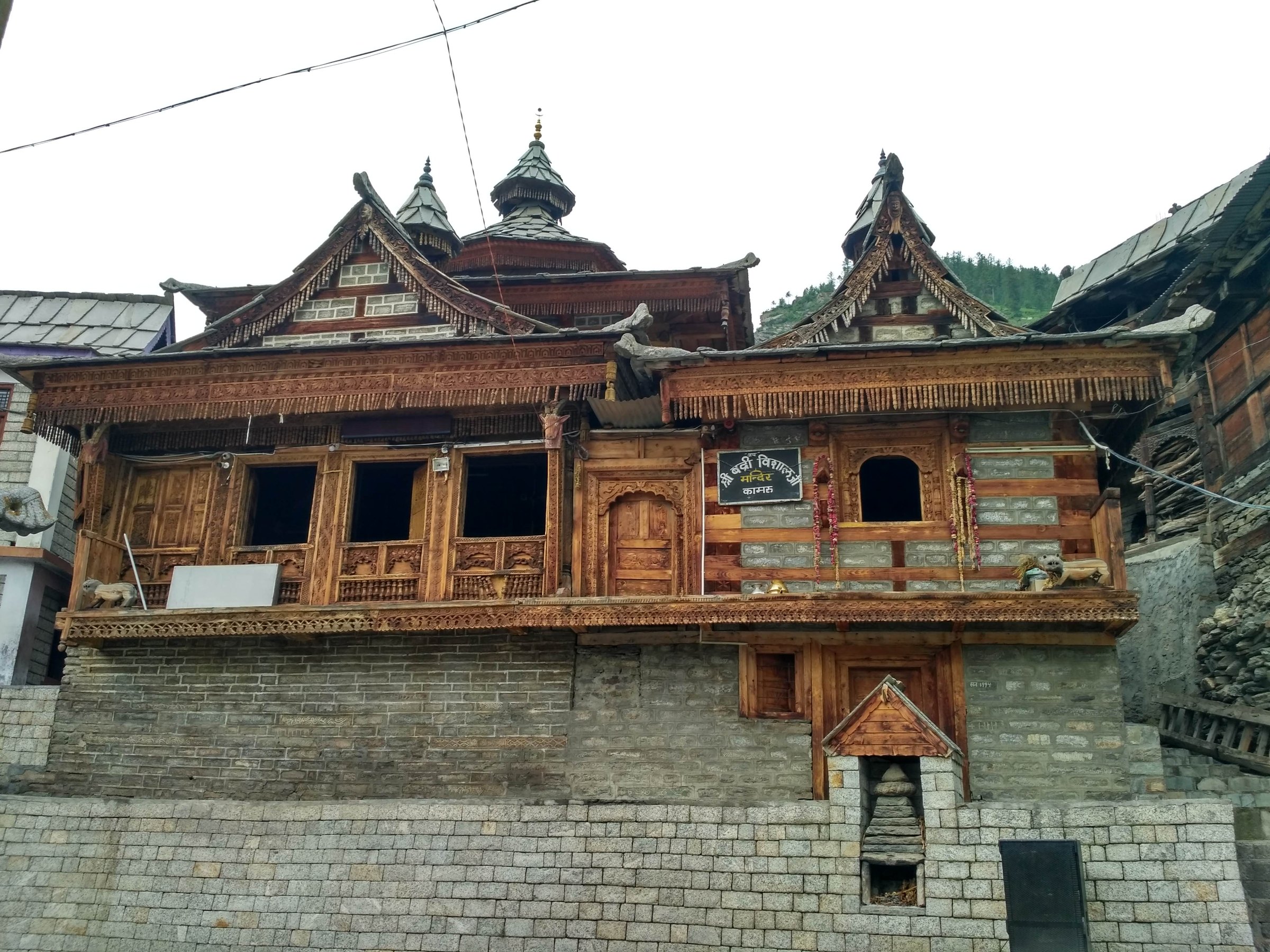 Shri Badri Vishal temple at Kamru, Sangla valley