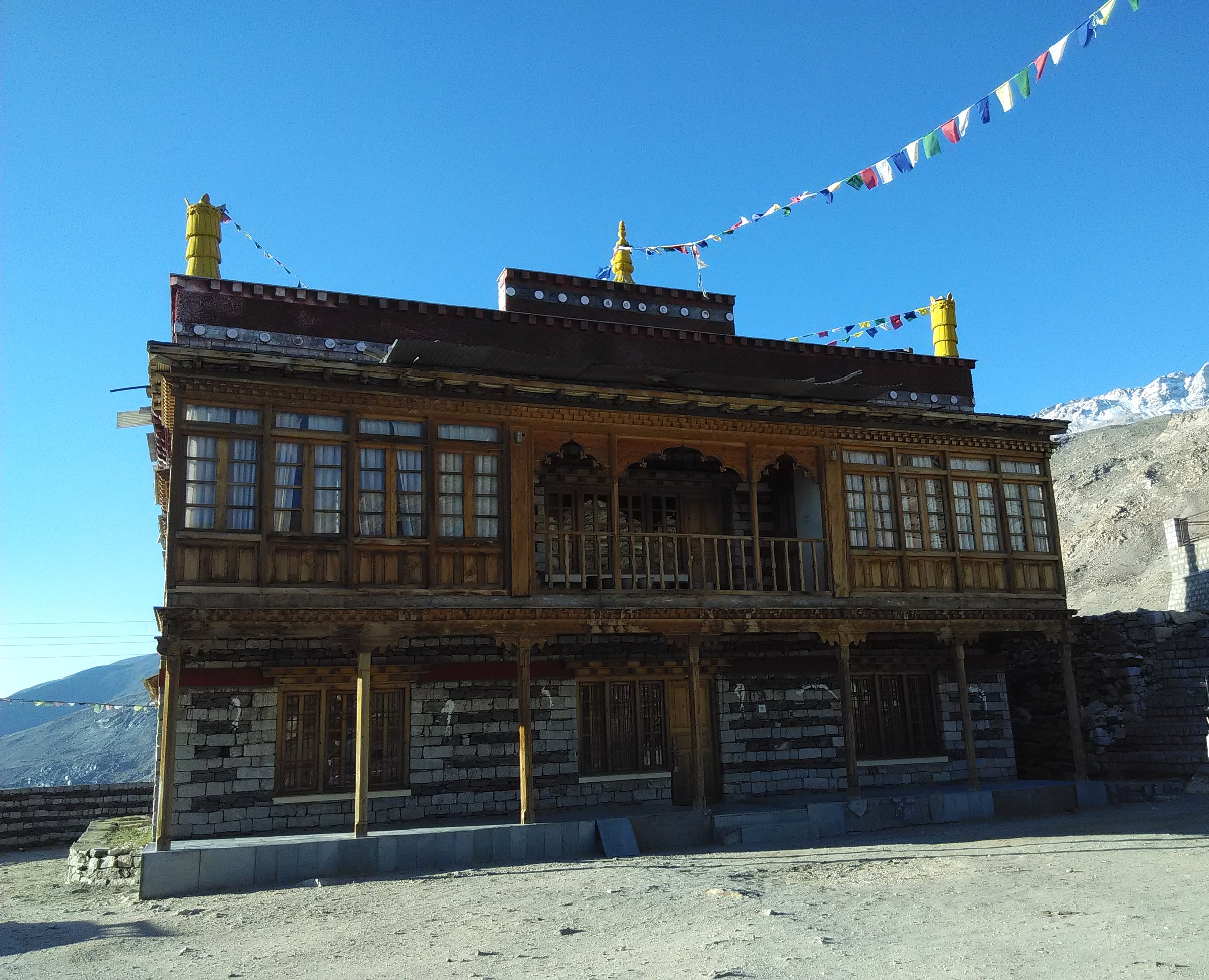 Monastery building at Nako, Kinnaur district